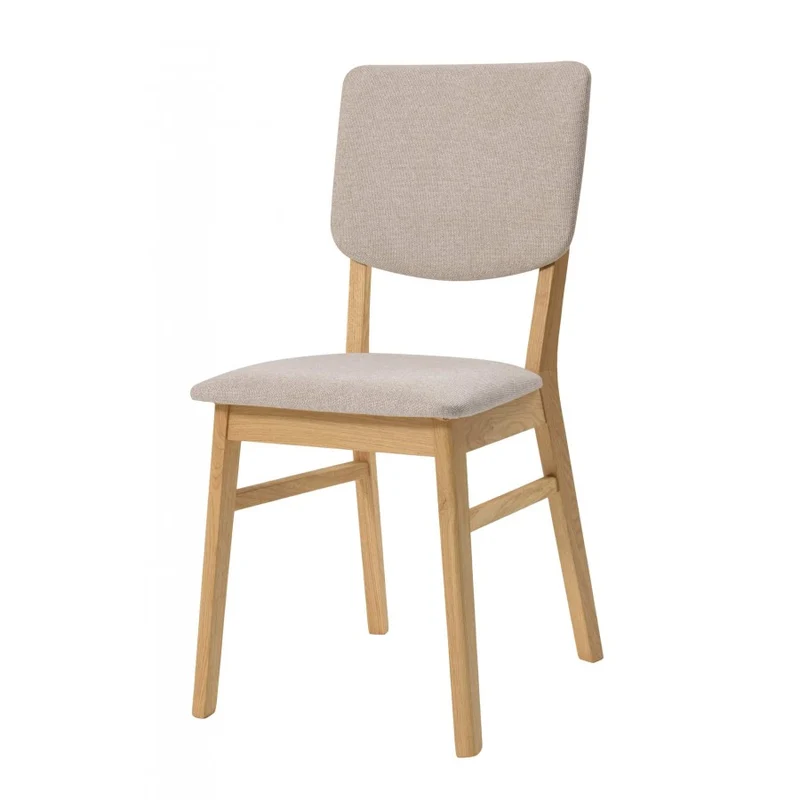 Confezione da 2 o 4 sedie da pranzo Tallin, struttura in rovere massiccio, rivestite | VESKOR