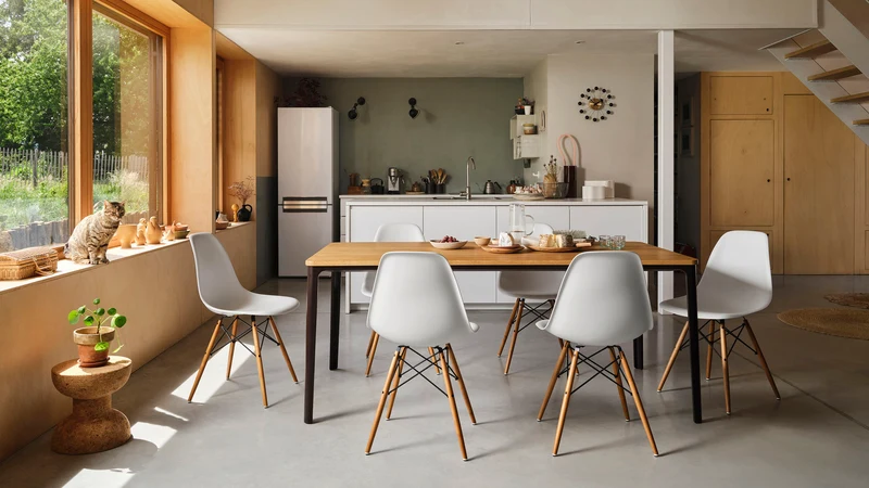 Eames Plastic Side Chair RE DSW