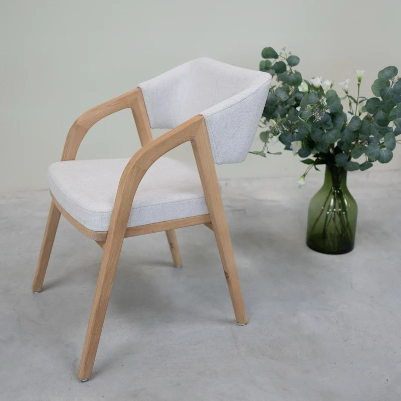 Sedia in legno massello di rovere o noce SWEDEN | NordicStory