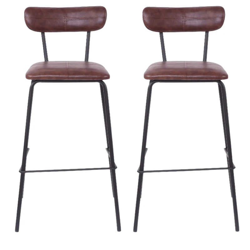 Pack 2 Taburetes de bar vintage Drisan