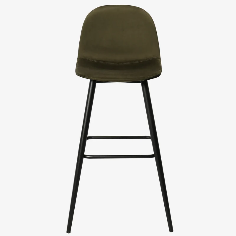 Taburete de bar terciopelo H75cms Bravus
