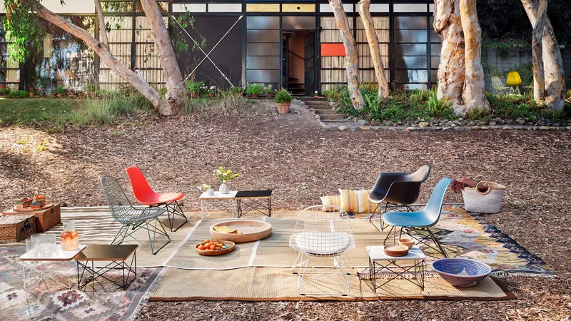 Eames Plastic Side Chair RE LSR