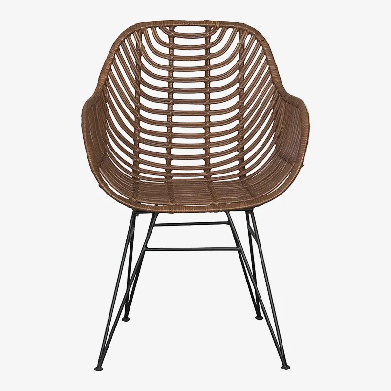 Pack 2 Sillón comedor de ratán Lionel