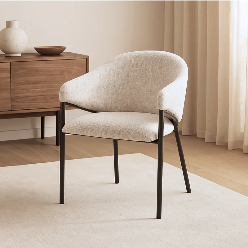 Silla de comedor nórdica Nalón