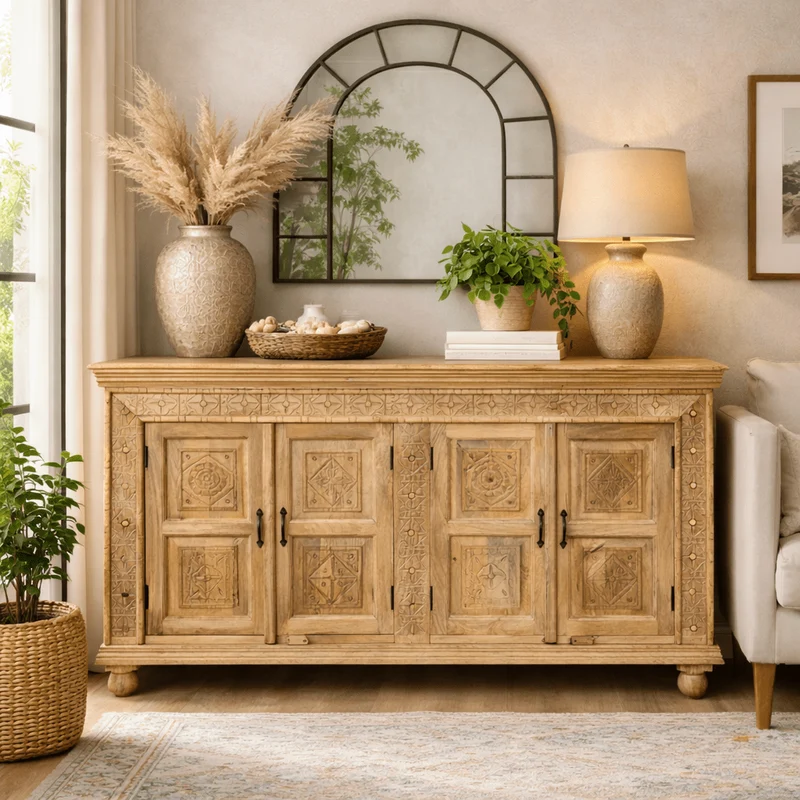 Aparador de madera de mango Luz