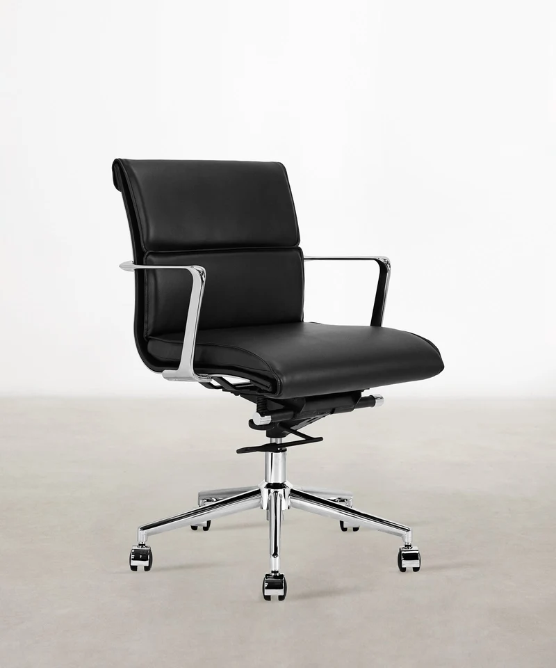 Silla de Oficina en Polipiel Low Base Enid