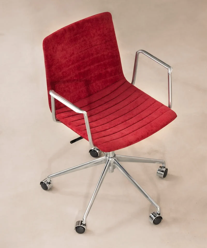 Silla de Escritorio Tapizada y Ajustable Jamie