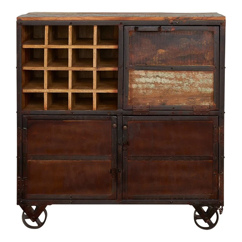 Mueble botellero industrial Spin