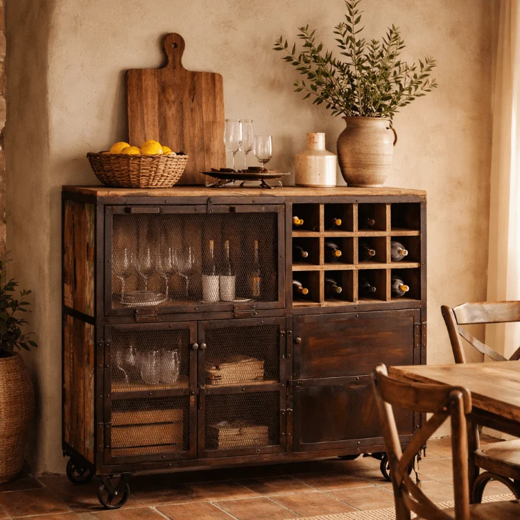 Mueble botellero Vintage Alisa