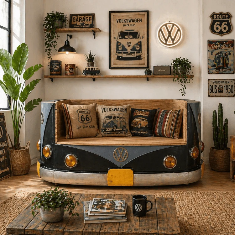 Banco vintage Volkswagen