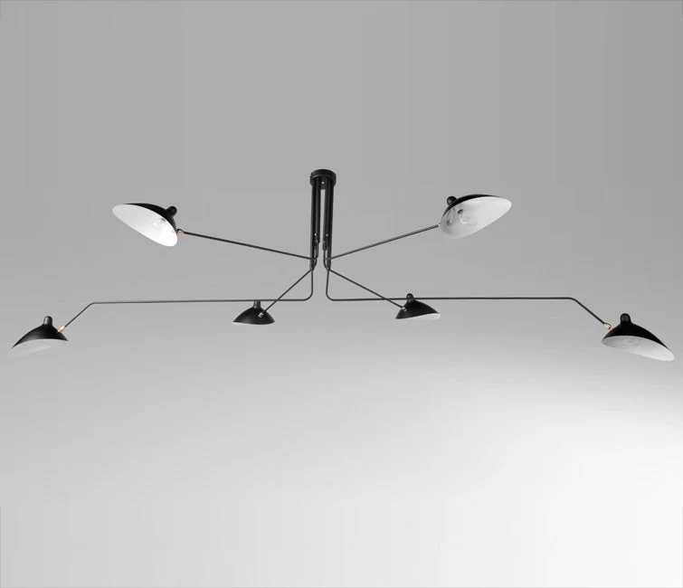 Lámpara de techo diseño Sergi six