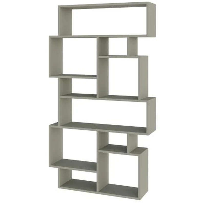 Libreria Design Moderna Scaffale 8 Ripiani 168x96x25cm Casa Ufficio Verde