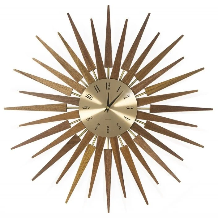 Reloj de pared de madera clock