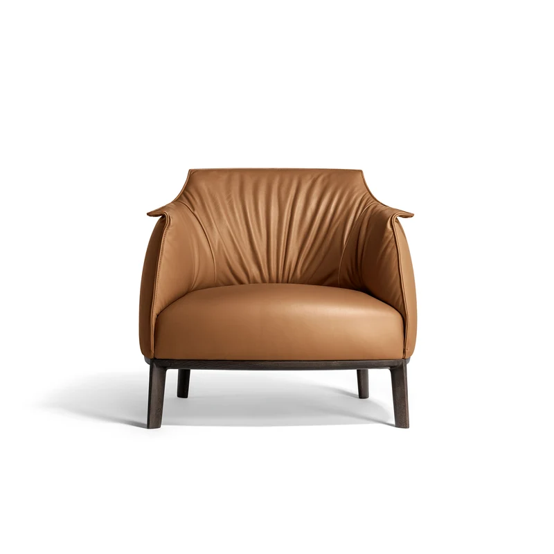 Archibald Wood Base Armchair