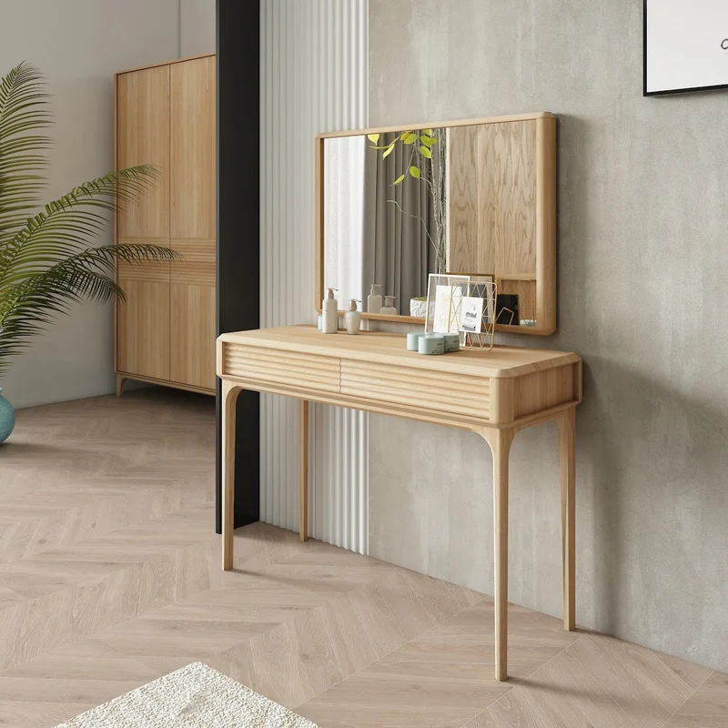 Tavolo da toeletta in legno massello di rovere Oxford | NordicStory