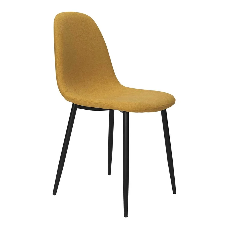 Silla de comedor metal negro tejido Manila