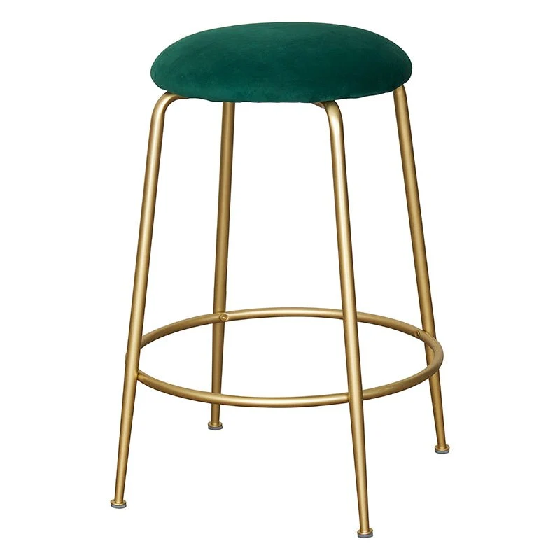 Taburete de diseño dorado 65 Eloisse Verde
