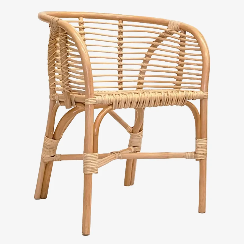 Silla de comedor ratán natural Ranya