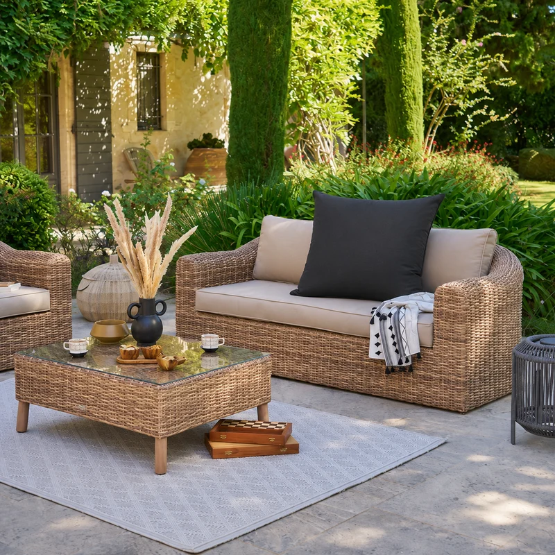 Cuscino Hawai carbon 80x80cm