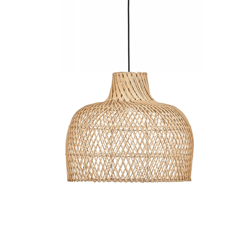 Lámpara de techo mimbre natural trenzado Jolie 39cm