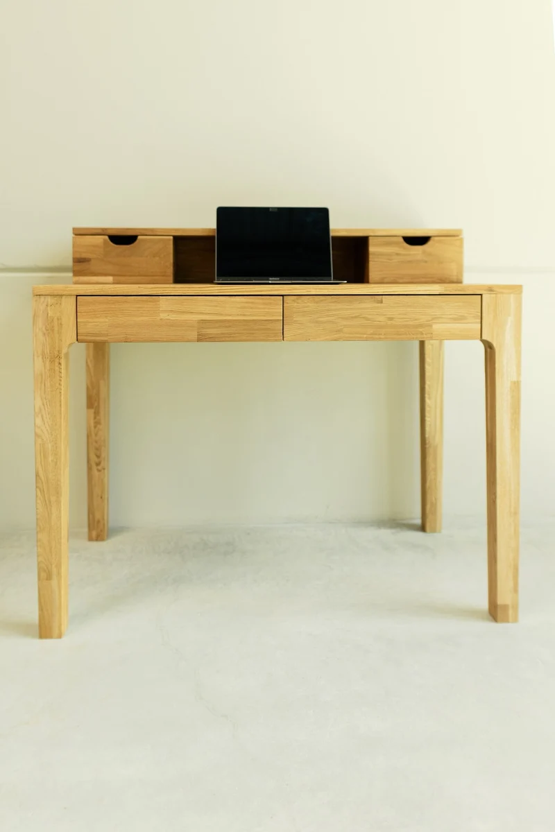 Scrivania in legno massello di rovere Axel II | NordicStory