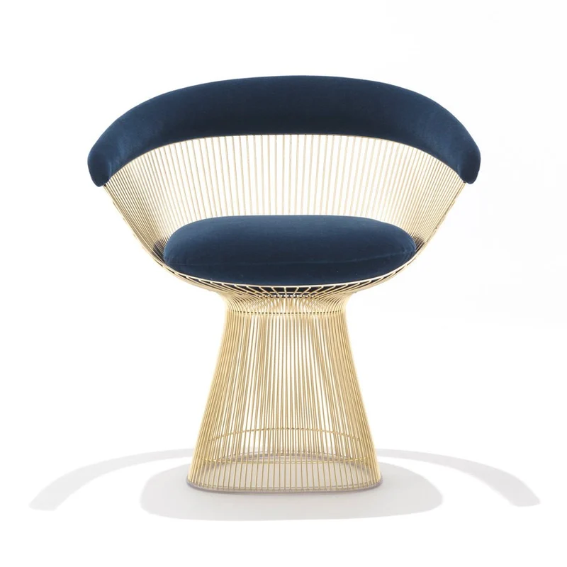 Sedia Laterale Platner - Oro