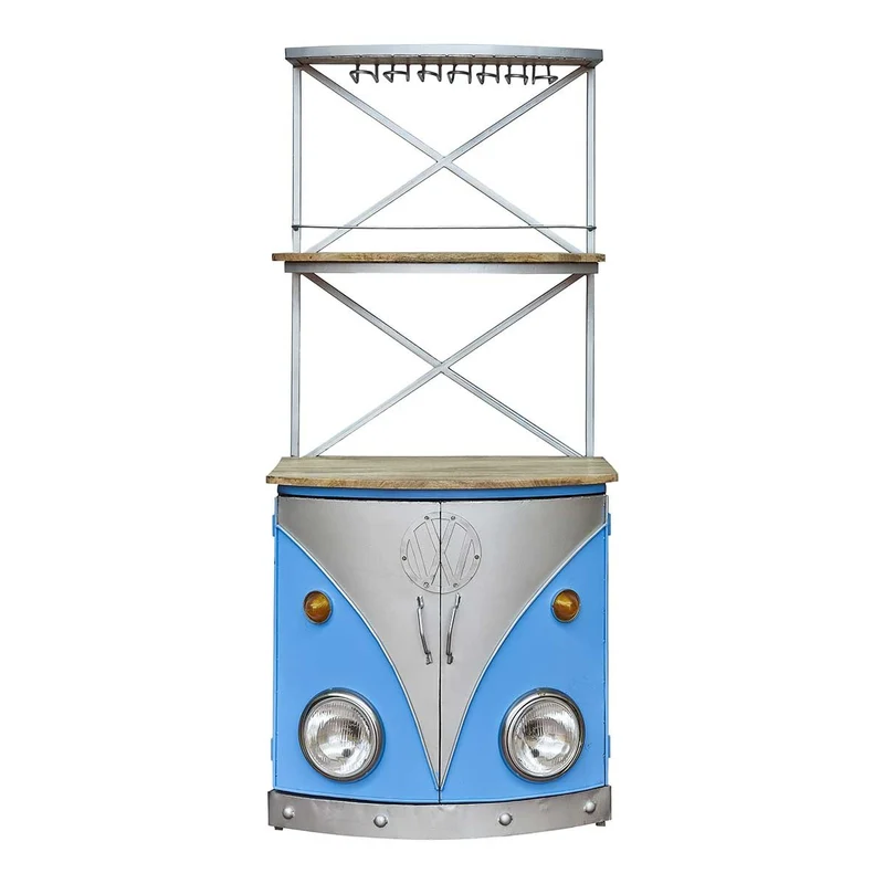 Estantería mostrador volks azul