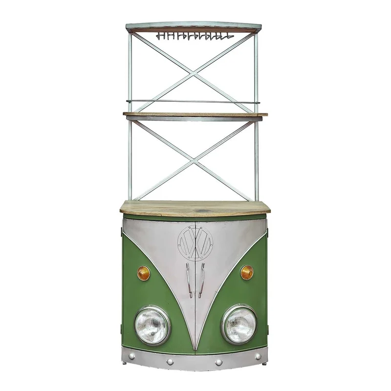 Estantería mostrador Volks verde