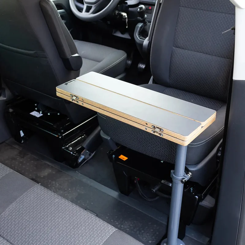 SpaceTable Tisch/Schwenktisch für VW T5 / T6 / T6.1 Multivan & Beach von SpaceCamper Modular