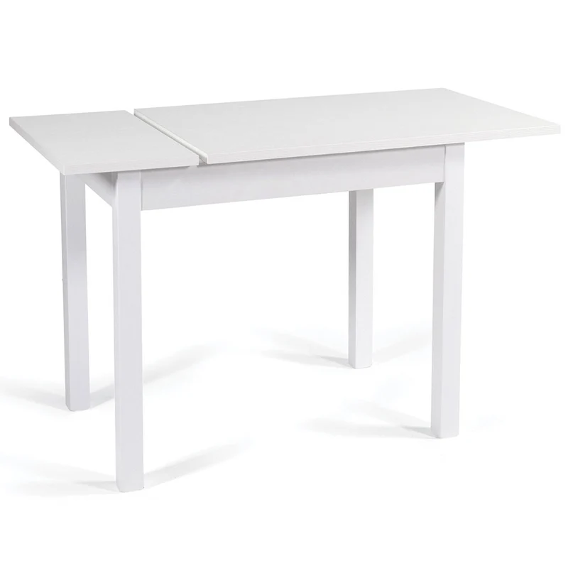 Tavolo Cucina sala pranzo allungabile Bianco Frassino 60x90/120 legno nobilitato