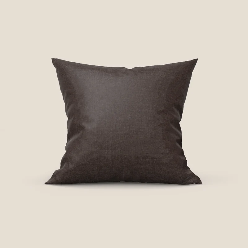 Aspen cuscino disponibile in diversi colori in elegante tessuto morbido smacchiabile T17 marrone