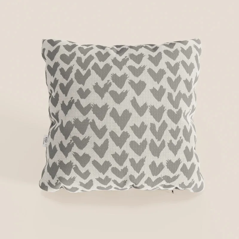 Arrow cuscini geometrici disponibile in diversi colori realizzato in tessuto Idrorepellente grigio
