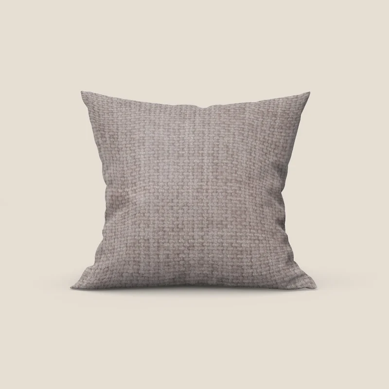 Montana cuscino disponibile in diversi colori realizzato in morbido tessuto a trama grossa impermeabile T10 rosa