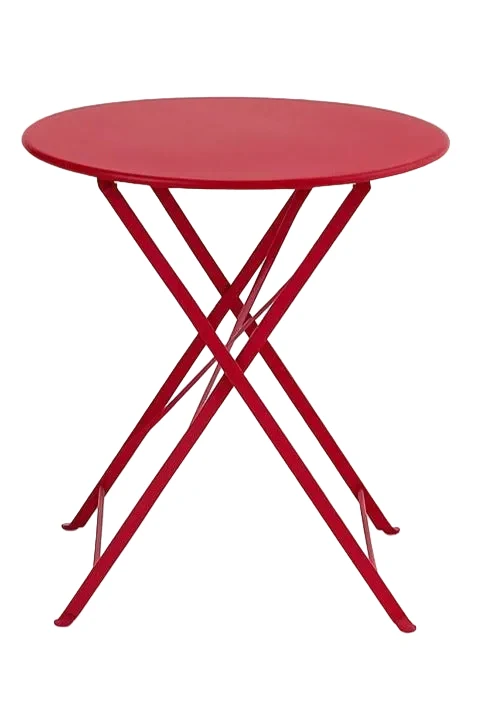 Mesa e. Bistro plegable baja redonda 60x60