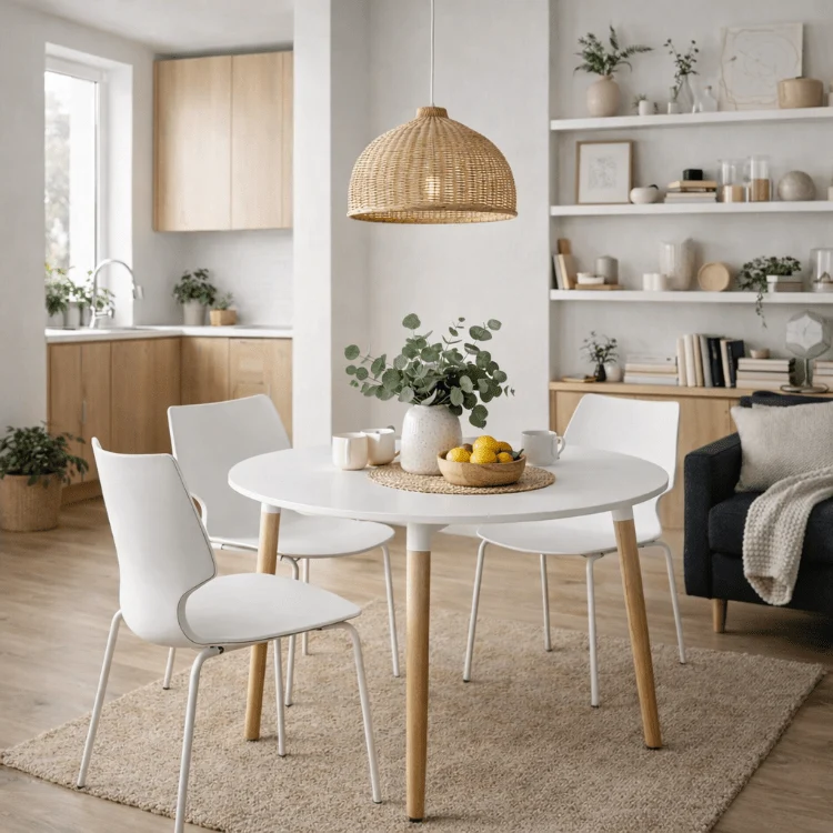 Mesa de comedor Tower 110 cm Contemporany round