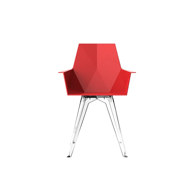 FAZ Silla con Brazos Patas Transparentes