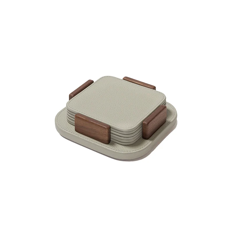 Leather Coaster Holder