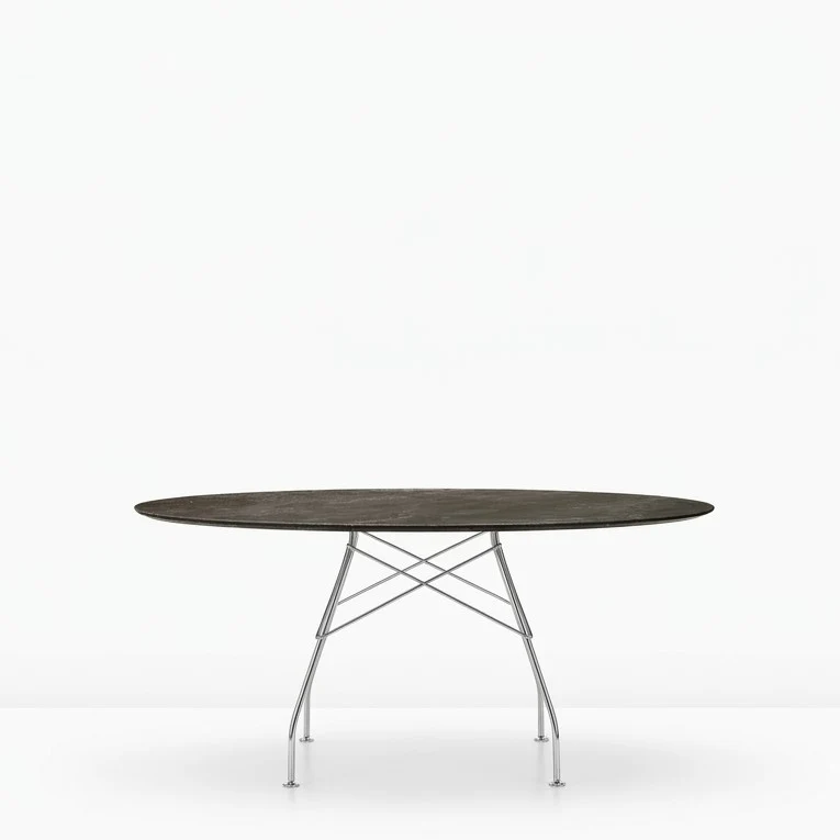 Tavolo Glossy Marmo Ovale - Kartell