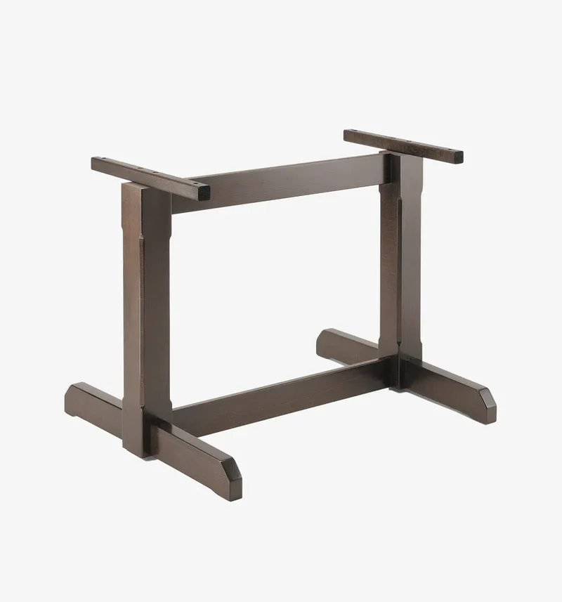 Base Tavolo B522 in Faggio - 80x68/104x68 cm per Piano 160-180x90 cm