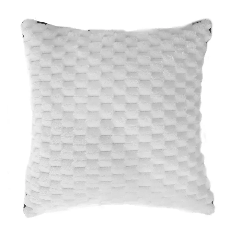 Cuscino Storm Aria 40x40 cm Tinta Unita Bianco