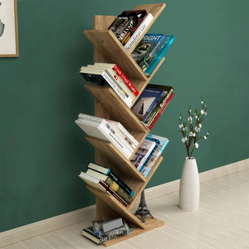 Libreria Porta Libri Riviste Naturale Salvaspazio Moderno Divisorio Salvaspazio
