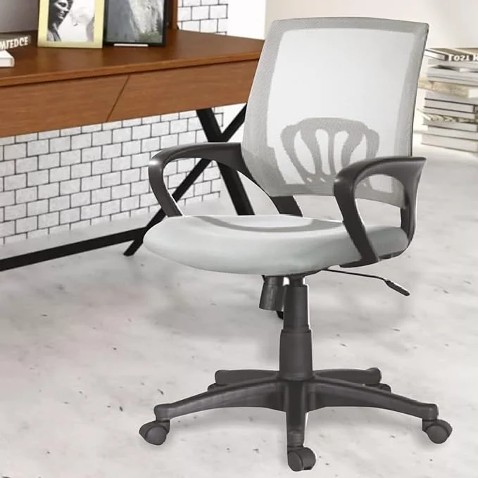 Sedia Poltrona Ufficio Girevole Altezza Regolabile Reclinabile Design Elegante