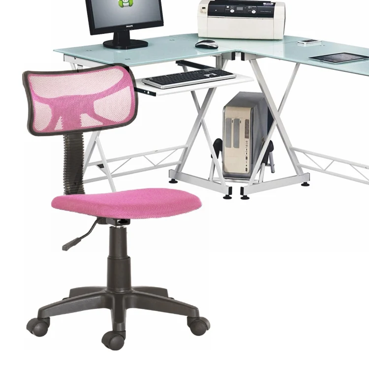 Sedia Scrivania Cameretta Easy Rosa Design Ergonomico Altezza Regolabile