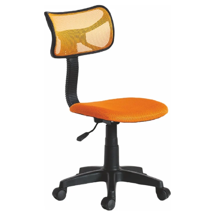 Sedia Scrivania Cameretta Arancio Girevole Altezza Regolabile Design Ergonomico