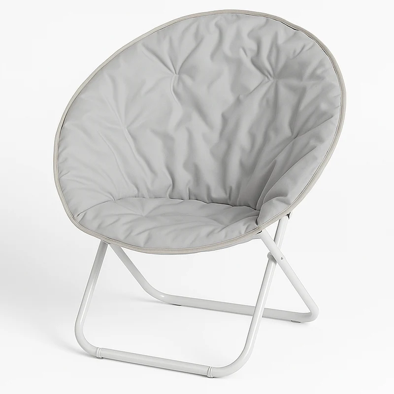Sedia Pieghevole Moon Regista Poltrona Relax Ergonomica Sabbia Salvaspazio 60x78