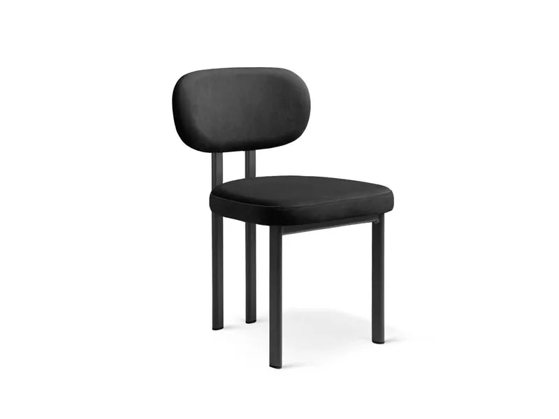 Sedia in Velluto, "Sam", 1 Posto, 51x52x82