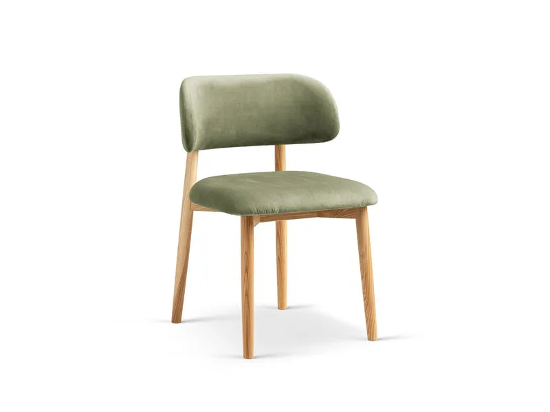 Sedia in Velluto, "Evan", 1 Posto, 49.5x51x77