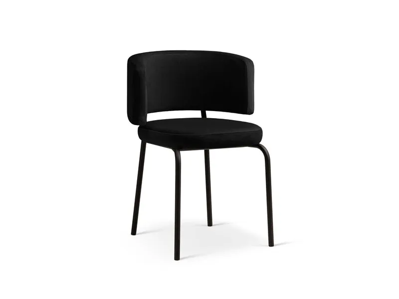 Sedia in Velluto, "Dora", 1 Posto, 58x57x75