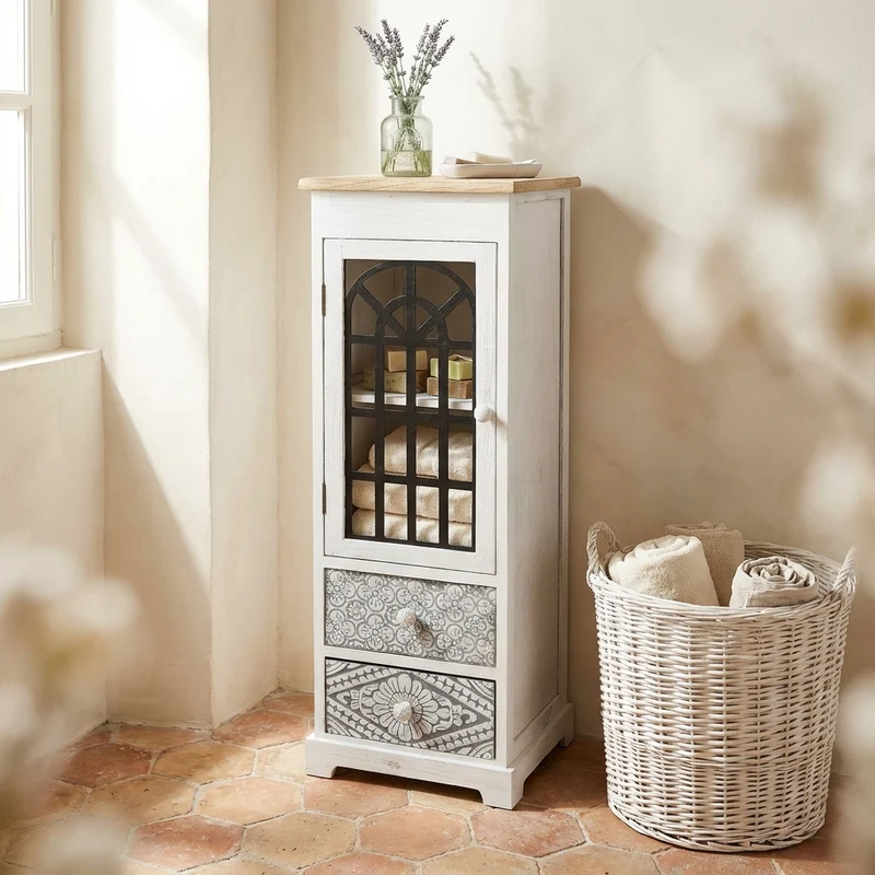 Cassettiera mobiletto per bagno camera - LYRA