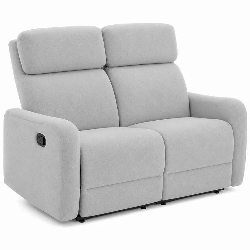 Divano Recliner Gioia 2 Posti Grigio